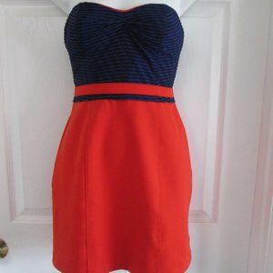 SILENCE + NOISE Strapless Bodycon Party Cocktail Club Dress (M)